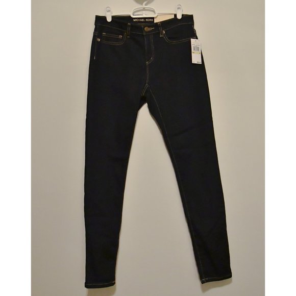 Michael Kors Denim - Michael Kors Izzy Skinny Dark Rinse Denim Jeans